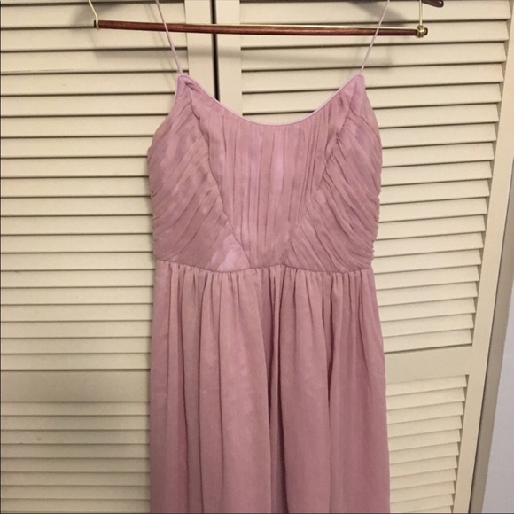 Anthropologie | Dresses | Bhldn Dusty Rose Mauve Bridesmaid Dress Size ...